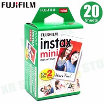 새로운 10-100매 fujifilm instax mini liplay 11 9 8 7s 70 90 link sp-2 필름 즉석 카메라용 흰색 가장자리 인화지, 20매