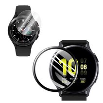 이칠칠 삼성 갤럭시워치4 클래식 46mm 풀커버 전면 강화유리 액정 보호필름, 강화유리필름