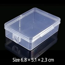 초소형 다용도 플라스틱케이스 정리 보관 박스 부품함 6.8x5.1x2.3cm, 상세페이지 참조, 상세페이지 참조