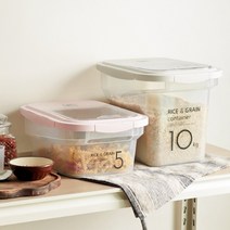 쌀통10kg 5kg 미니 쌀보관통 쌀보관함 잡곡통, 옵션명, 쌀통10kg 핑크