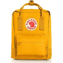 Fjallraven 칸켄 미니 클래식 에브리데이 백팩 로열 블루-플라밍고 핑크 바이오더, Pink/Air Blue