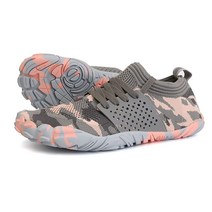 Joomra 여성용 베어풋 트레일 러닝화 10 그레이 핑크 41 462011