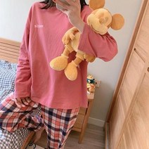 [소공원]체크무늬 숙면잠옷세트 수면 홈웨어 집에서 편하게입는 잠잘자는방법 집콕 집순이