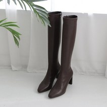 8cm 슬림핏 롱부츠 힐 겨울 구두 4color/여성부츠/삭스부츠/여자롱부츠/여자부츠