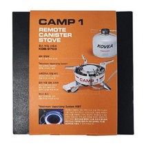 (정품)_+코베아 캠프1 국민버너 KGB-9703 케이스포함 휴대용스토브 캠핑용 필수품~, 3개