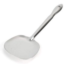 KO 키친쿡 업소용 필수 주방 용품~! ~ 스텐 통 주걱 스푼 뜨개 급식 소 조리도구 밥 떡볶이 뒤집개, 사이즈-대(9.6*9*27)