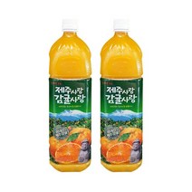 롯데 제주사랑 감귤사랑 제주 오렌지 쥬스 1.5L 6페트