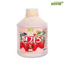 차그림 농축과일원액 딸기쥬스 850ml, 1