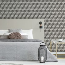 did 잘 떨어지는 매직 스티커 벽지 벽지, 매트릭 브릭