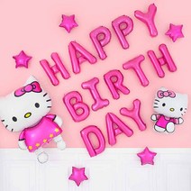 생일파티 장식세트 [키티 해피벌스데이 푸치샤], 단품