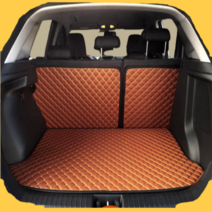 폴인 전차종맞춤 트렁크매트, GV80 6인승, 블랙-블랙