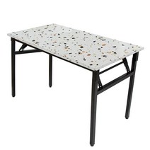 소담갤러리 800 1200 1500 접이식 책상 컴퓨터 테이블 회의용 간이책상 E0등급 국내생산 1인용 2인용, W1500_테라조