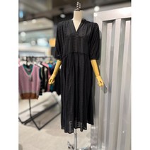 ab.fz 펀칭 자수 블랙롱 원피스 (ABXW3QO35I) US