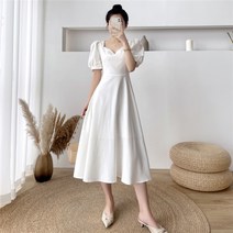 돌맘원피스 77사이즈 돌잔치 엄마 파티용 세미 웨딩 드레스 원피스