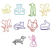 귀여운 동물클립 집게핀 파일 화일 파일 종이서류 문서 봉투 명함 사무용픔 인테리어홀더, G 노란쥐