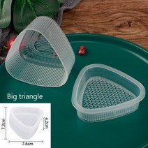 다이소무스비틀 주먹밥만들기 주방 가제 주먹밥 세트 스시 롤 초밥 금형 도시락 프레스 메이커 DIY 도구 액세서리, 07 L triangle