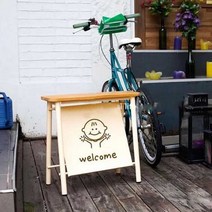 입간판 미니 A형 철제 입구간판 현수막 진열대 50x70, 맞춤 주문