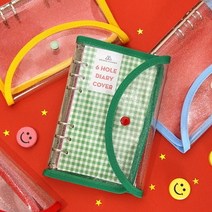 세컨드맨션 트윙클 단추형 커버 6공 A6, 03.GREEN