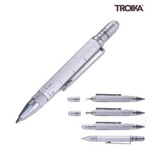 TROIKA 트로이카 CONSTRUCTION LILIPUT 멀티태스킹 미니볼펜 실버 (PIP25SI)