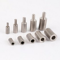 스테인리스 심플 회전푼리 원통형 도어 경첩 힌지 가구 부속품, E) 스텐16×60