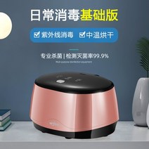 mtox자외선 속옷 살균기 가정용 소형 의류 건조기 속옷 살균기 오존 살균 캐비닛, 로즈 골드 기본모델 (자외선살균+건조)