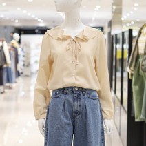 ab.f.z [ab.f.z] 프릴카라리본블라우스 (KSW5HB38G)