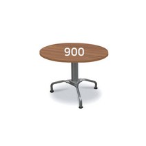 한성 DH 국산 원형탁자 900 삼각다리 곡선 회의용 사무용 원테이블 탁자, 그린