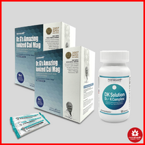 나노웰 숀리 이온칼맥 스틱 60봉지 2박스 (4개월분) 및 DK 솔루션 1병