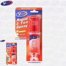 주사기형 투명 4분 에폭시 다용도 접착제 25ML 대리석접착제 타일접착제