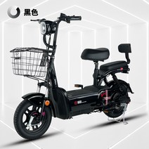 가성비전기자전거 디스크 브레이크 국가 표준 전기 자전거 페달 오토바이 남녀 여행 리튬 배터리, [02] 20AH, [04] 검정색 납산 배터리 + 충전기 +48V