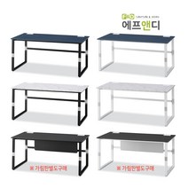 에프앤디 디셀책상 D600 사무용책상 사무실책상, 다크/블랙