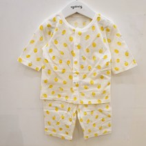 아가방 23년여름신상~! 새콤레몬7부내의* 무형광 여름&간절기~ 실내복 필수템~!! #인기상품#