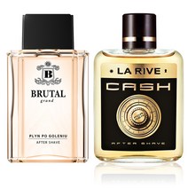 [1+1] 라리브 남성용 애프터쉐이브 스킨 전라인 100ml*2종, 01_브루탈 그랜드 애프터쉐이브, 02_캐쉬 애프터쉐이브