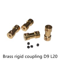 카플링 LINK CNC 커플러 직경 9mm 길이 20mm 모터 샤프트 로봇 스마트 자동차 모델 휠 커플링 M3 나사 4 개 포함, 13.23mm to 6mm