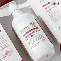 아미니 아크네 퓨어카밍 바디워시 등드름완화 500ml
