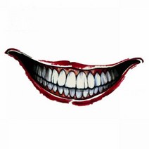 문콕 범퍼 가드 뒷창 PVC 데칼 조커 그래피트 마우스 스티커 자동차 방수 스티커, style-01, 13 x10cm