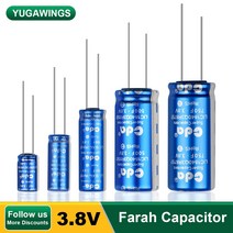 3.8V Farah Supercapacitor 10F/40F/100F/120F/250F/500F/750F 차량 주행 데이터 레코더 리튬 이온 커패시터 수퍼, 3.8v100f 10x30mm