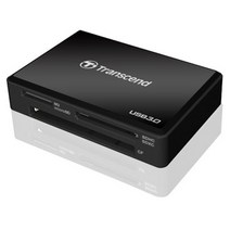 트랜센드 USB 3.0 멀티 카드 리더기 TS-RDF8K, 블랙