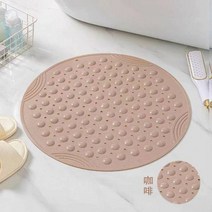 건식반신욕기 변기 부속품 세면대 샤워라운드 마사지 매트 미끄럼 방지 목욕 샤워 룸 욕실 가정용 화장실, 23 Khaki  55CM massage