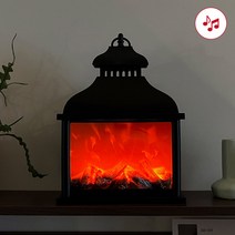 [닥터캠프] 감성 캠핑 소리나는 불멍 무드등 모닥불 LED 램프 조명 블랙 사운드A44, 블랙사운드 A44
