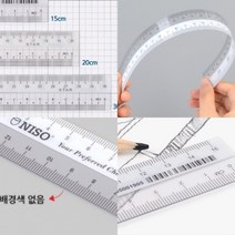 파니펀 플라스틱 자 길이재기 플라스틱자, 30cm