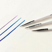 아크릴 세필붓 그림붓 학습용붓 세필브러쉬 미술브러쉬 미술교구, 타입:000호