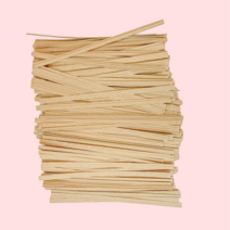 포장 빵끈 종이 크라프트지 민자 타이 1000개, 민자 크라프트