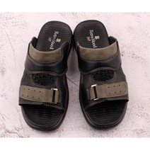 녹산신발 더블쿠션 남성 벨트 디자인 캐주얼 가죽 슬리퍼 Z-42082