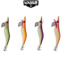 다까미야 에기 봄버 야광 하드베이트(에기) 낚시삼촌, 퍼플, 4.0호