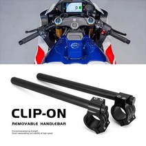 혼다 cbr1000rr cbr954rr rvt1000r rc51 cbr650r cbr600rr cbr500r cbr300r cbr250r cbr125r 핸들 바 클립 온 포크 핸들, 55mm