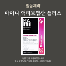마이니 액티브엽산 플러스 300mg x 60정