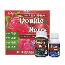 더블베리 딸기 블루베리 마스터 산딸기 오디 복분자 착색제 비대제 거름 비료 영양제
