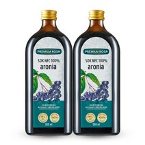 데일리원 프리미엄로사 아로니아 원액 100% 건강즙 2병 클렌즈 주스