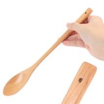 너도밤나무 볶음스푼 원목 긴 요리 주걱 숟가락 후라이팬 웍 볶이 조리 도구 한식 일식 계량 커트러리 조미료 섞기 비취 우드 롱 만능 수저 오일 코팅